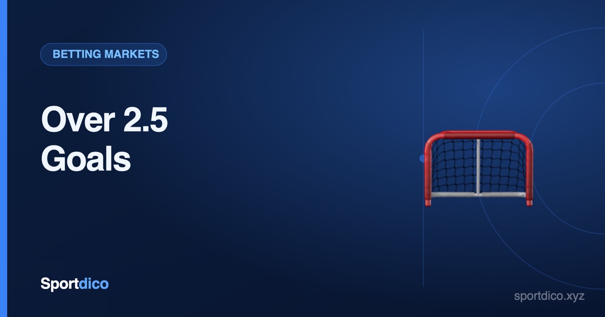 What is Over 2.5 Goals? The Football Betting Market Explained